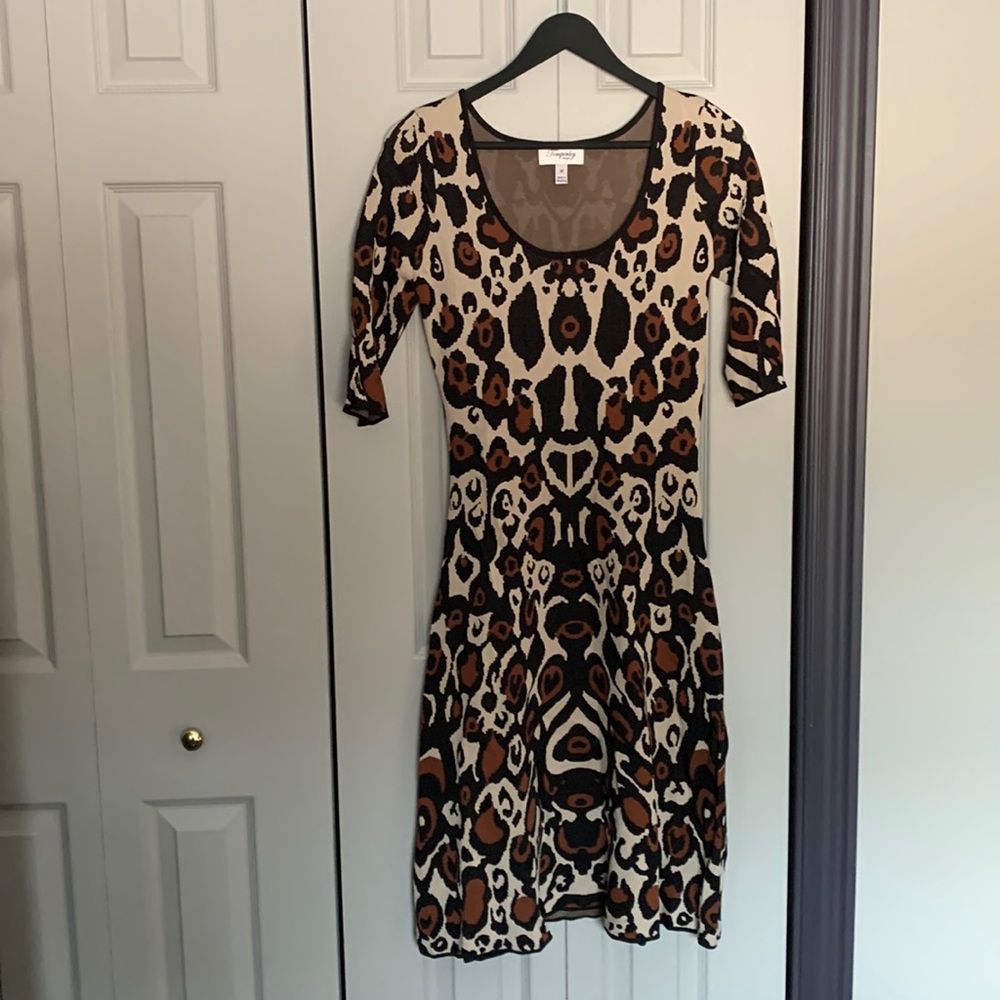 Temperley London leopard print dress. Size medium.